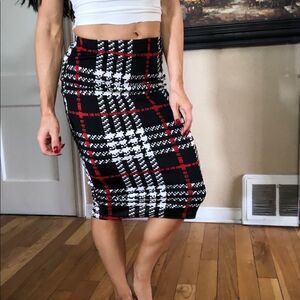 Shein multi color pencil skirt